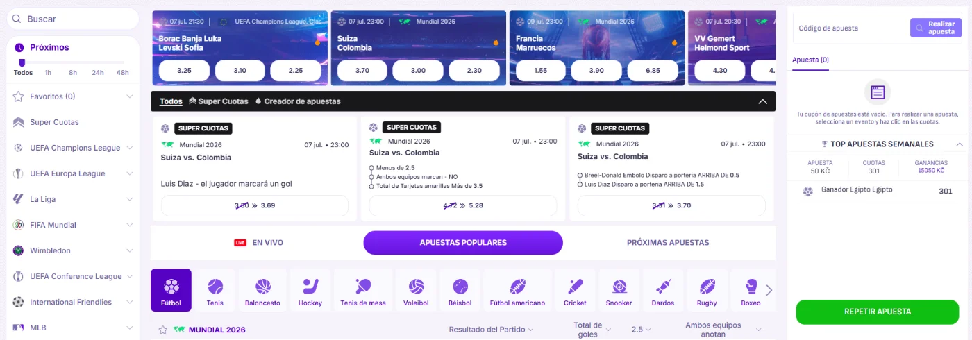 Apuestas deportivas
